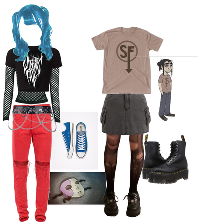 sal and larry inspired outfits (sally face)