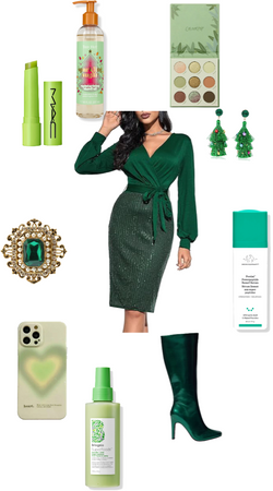 the green outfit