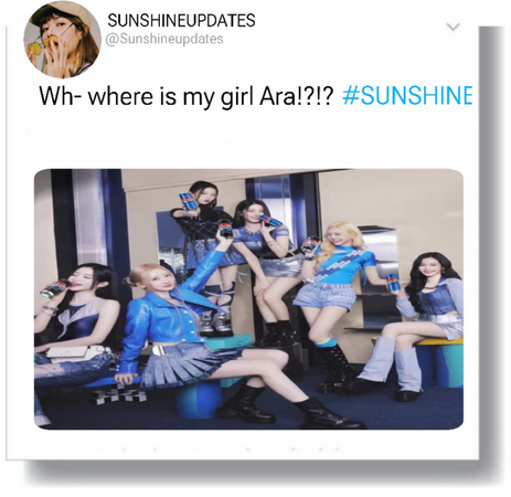 Twitter post about SUNSHINE