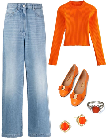 Orange and Jeans