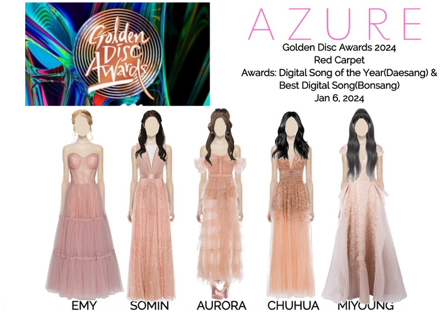 AZURE(하늘빛) Golden Disc Awards 2024 Red Carpet