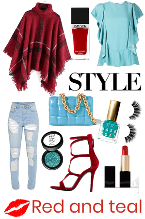 Red and teal