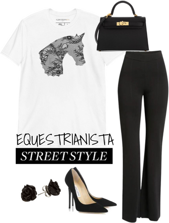 Horse Head T-Shirt street style
