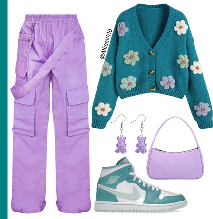 Purple and Teal