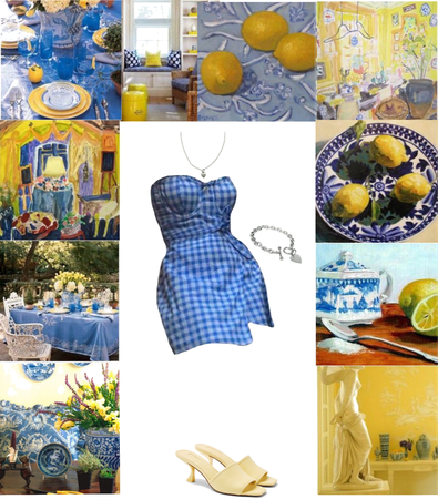 French Country (blue & yellow)