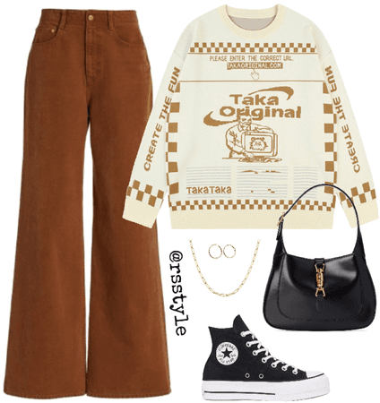 taka original outfit brown