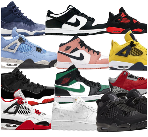 Air Jordan’s and Nikes