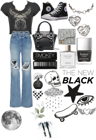 Black Grey Outfit