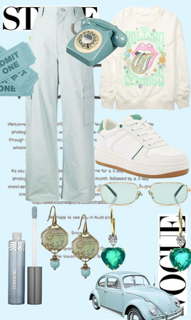 Pastel mint outfit 💿🍈