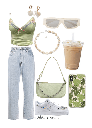 Green 90s Outfit