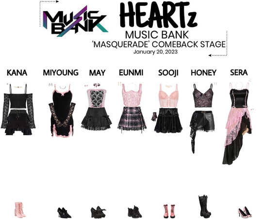 {HEARTz}‘Masquerade’ Music Bank Comeback Stage