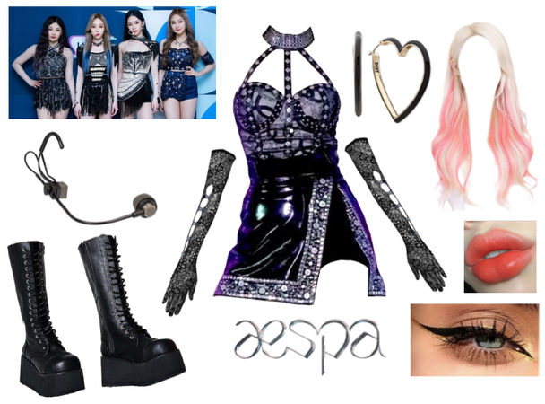 Aespa 5th Member - BLACK MAMBA Outfit #2