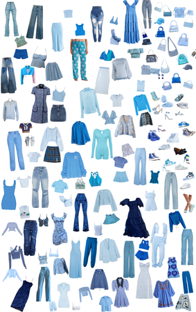 The Ultimate All Blue Wardrobe