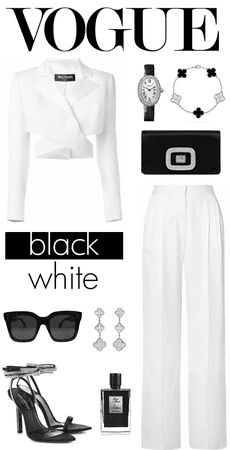 classy black & white