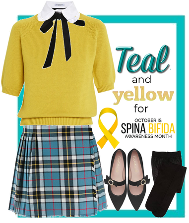 Teal & Yellow for Spina Bifida Awareness