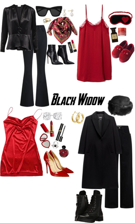 BlackWidow/Natasha Romanoff Inspired Outfits 🖤🕷️