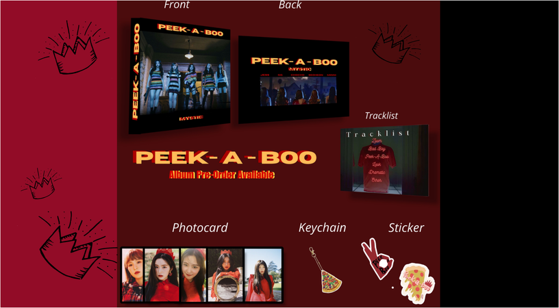 Peek-A-Boo — Album Pre-order Package