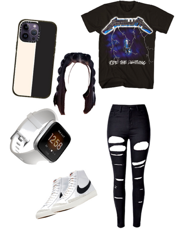 the Metallica concert outfit