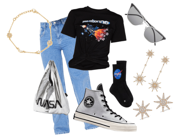 casual space look