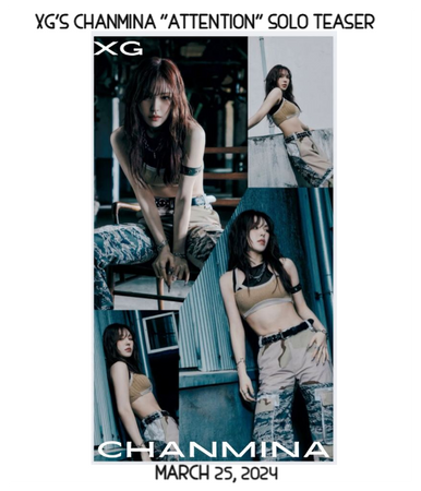 XG's Chanmina "Attention" Solo Teaser