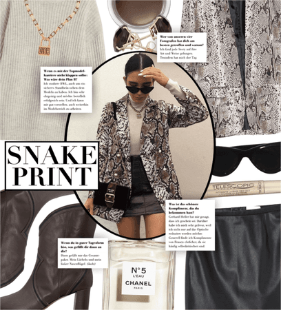 Editorial File: Snake Print Look - Contest