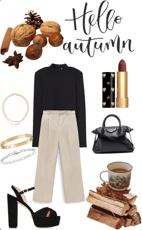 Fall evening date outfit