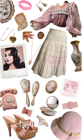 vintage pink heels