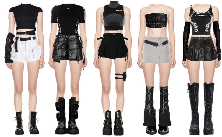 blackpink kill this love 5 member inspired outfit