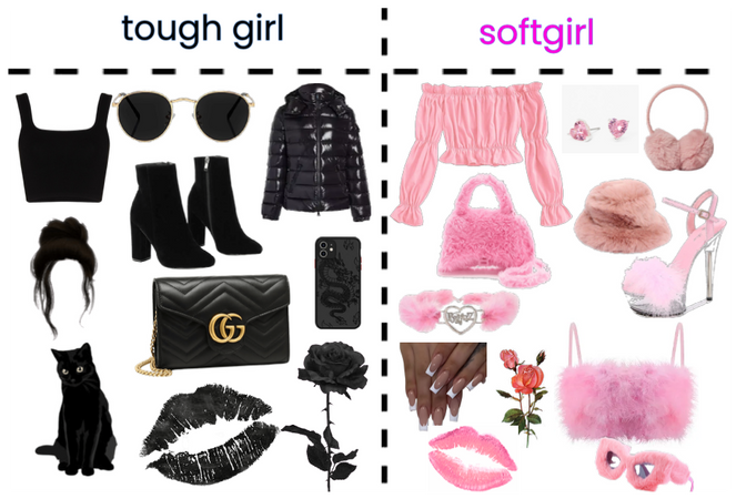 soft girl vs tough girl