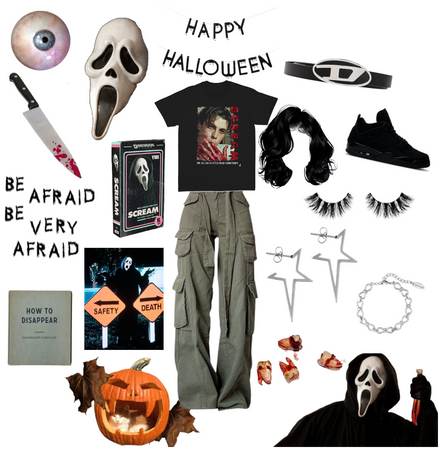 Halloween/scream fit.