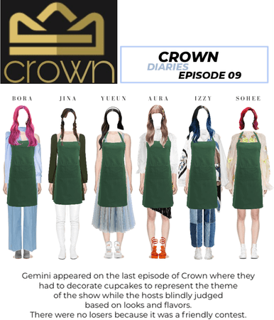 Gemini appearing on the 9th episode of Crown