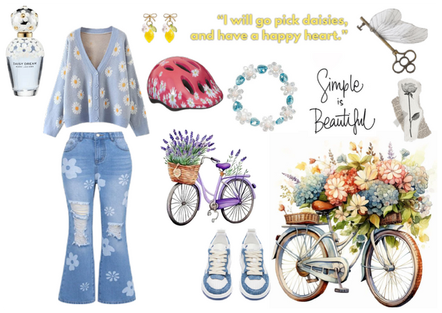 floral bike fit!