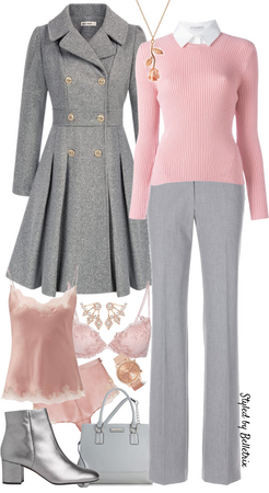 Grey & Pink