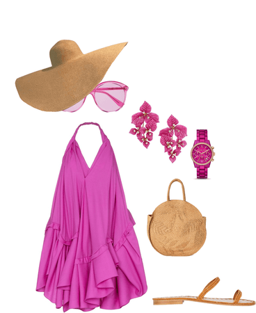 Pink and Straw