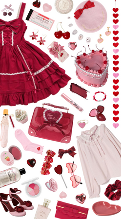 Valentine's Burgundy Lolita