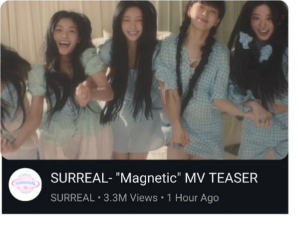 SURREAL- Magnetic MV Teaser