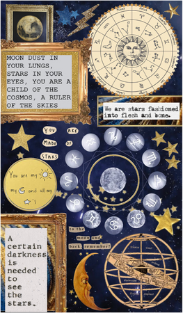 astrology moodboard🌑✨