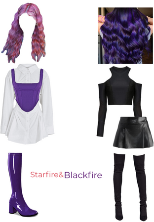 Starfire&Blackfire💗🖤💜