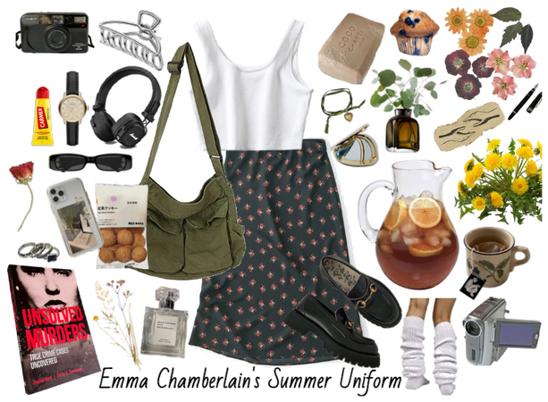 emma chamberlain's summer uniform! <3