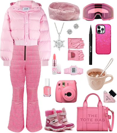 Pink Snow Bunny