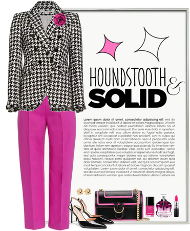 Houndstooth & Solid