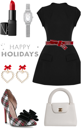 holiday black dress