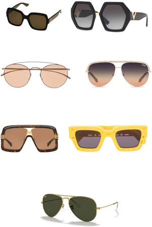 óculos de sol nos 7 estilos universais