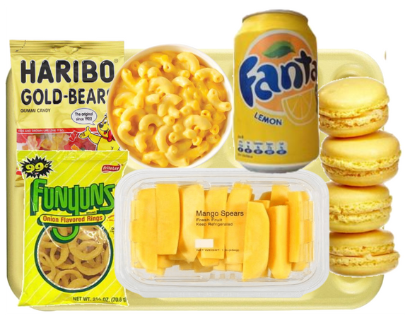 Lunch tray = Yellow edition!!