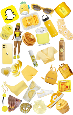 yellow 💛☀️🐥🐱🌕🌼🧀🧈📒