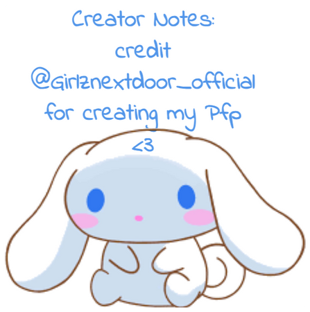 Thanks! creator notes!