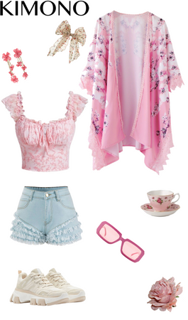 pink kimono 👘