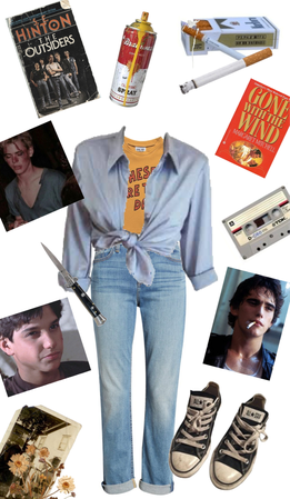 what I would wear if I was in “the outsiders”