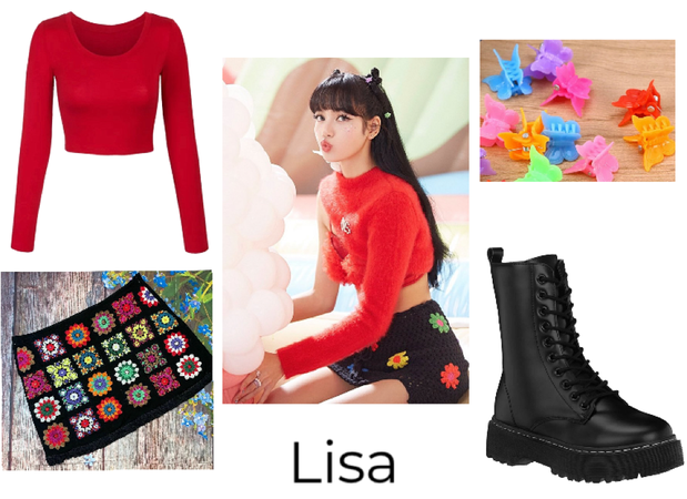 Lisa Ice Cream MV Outfit