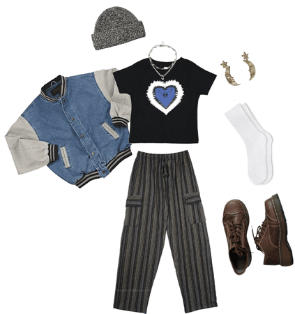 varsity fit outfit